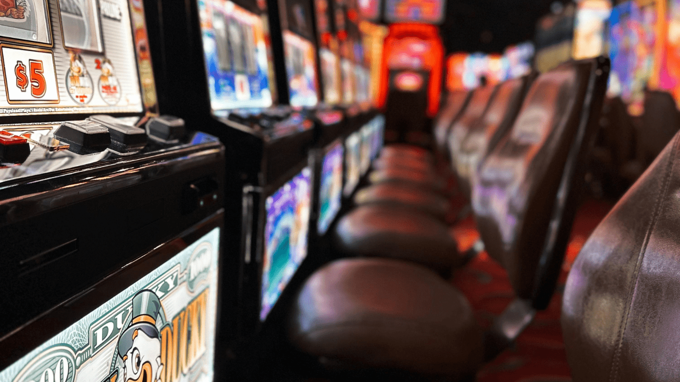 close up image of slot machine