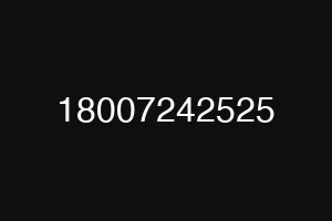 18007242525