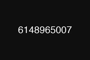 6148965007