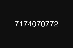 7174070772