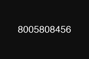 8005808456