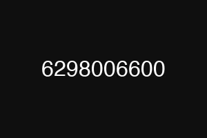 6298006600