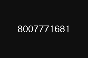 8007771681