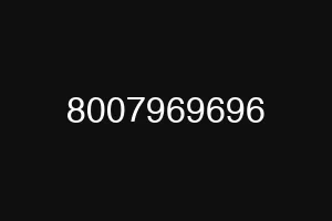 8007969696