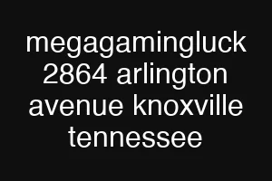 megagamingluck 2864 arlington avenue knoxville tennessee
